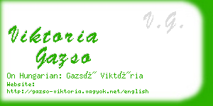 viktoria gazso business card